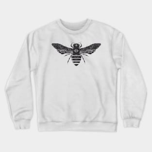 artistically designed bee Crewneck Sweatshirt